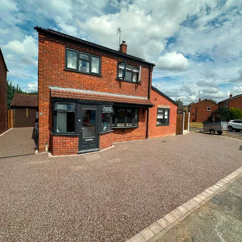 Resin driveway installation by Select Driveways & Paving in Sheffield