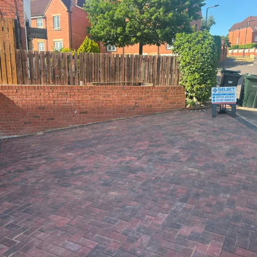 Block paved driveway by Select Driveways & Paving in Sheffield